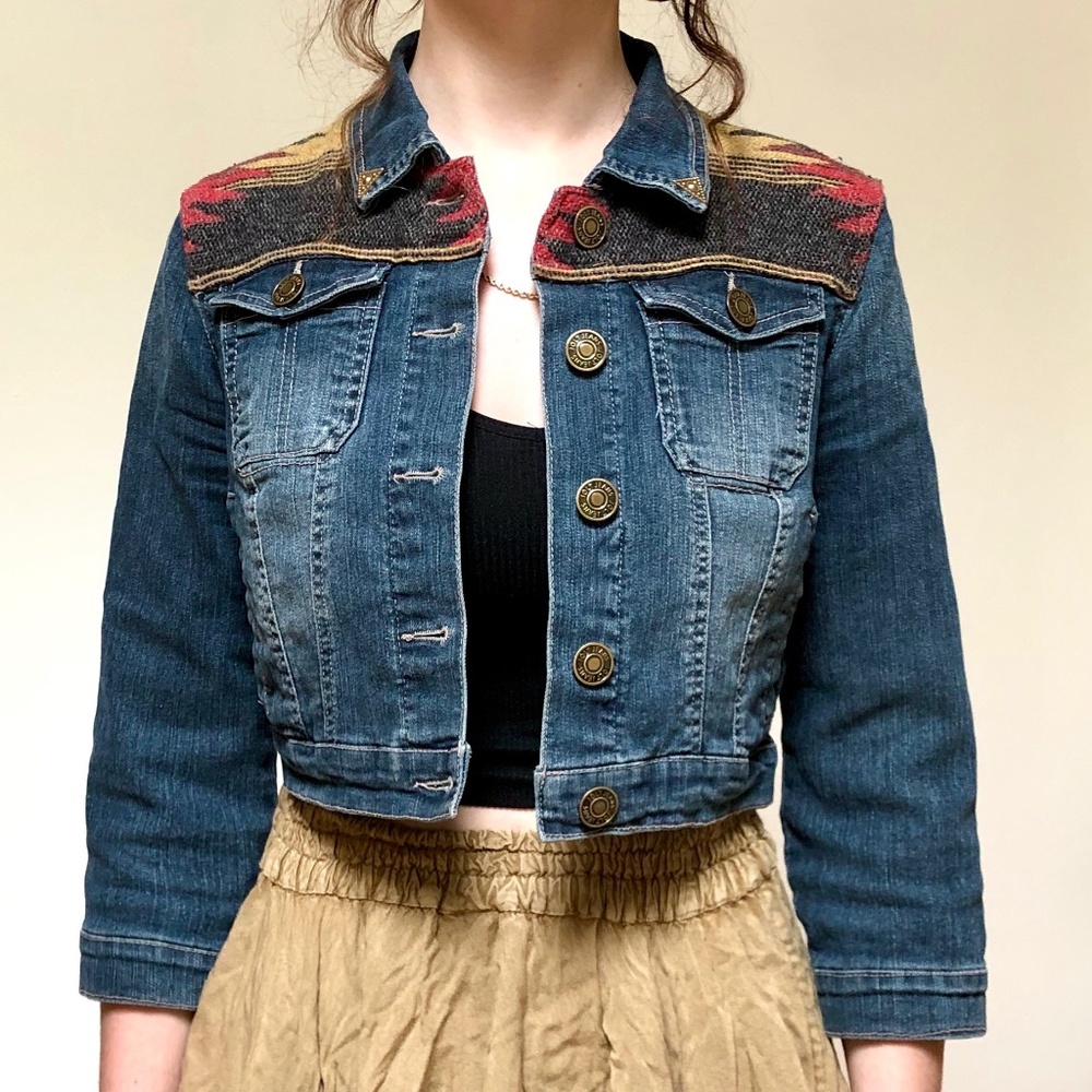 Jolt Denim and Wool Jacket, Size S